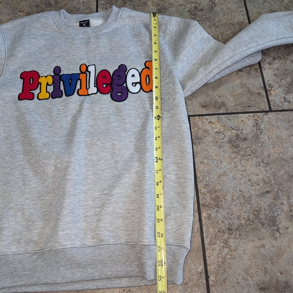 Screenshot Privileged Size Small Sweatshirt - Picture 4 of 6